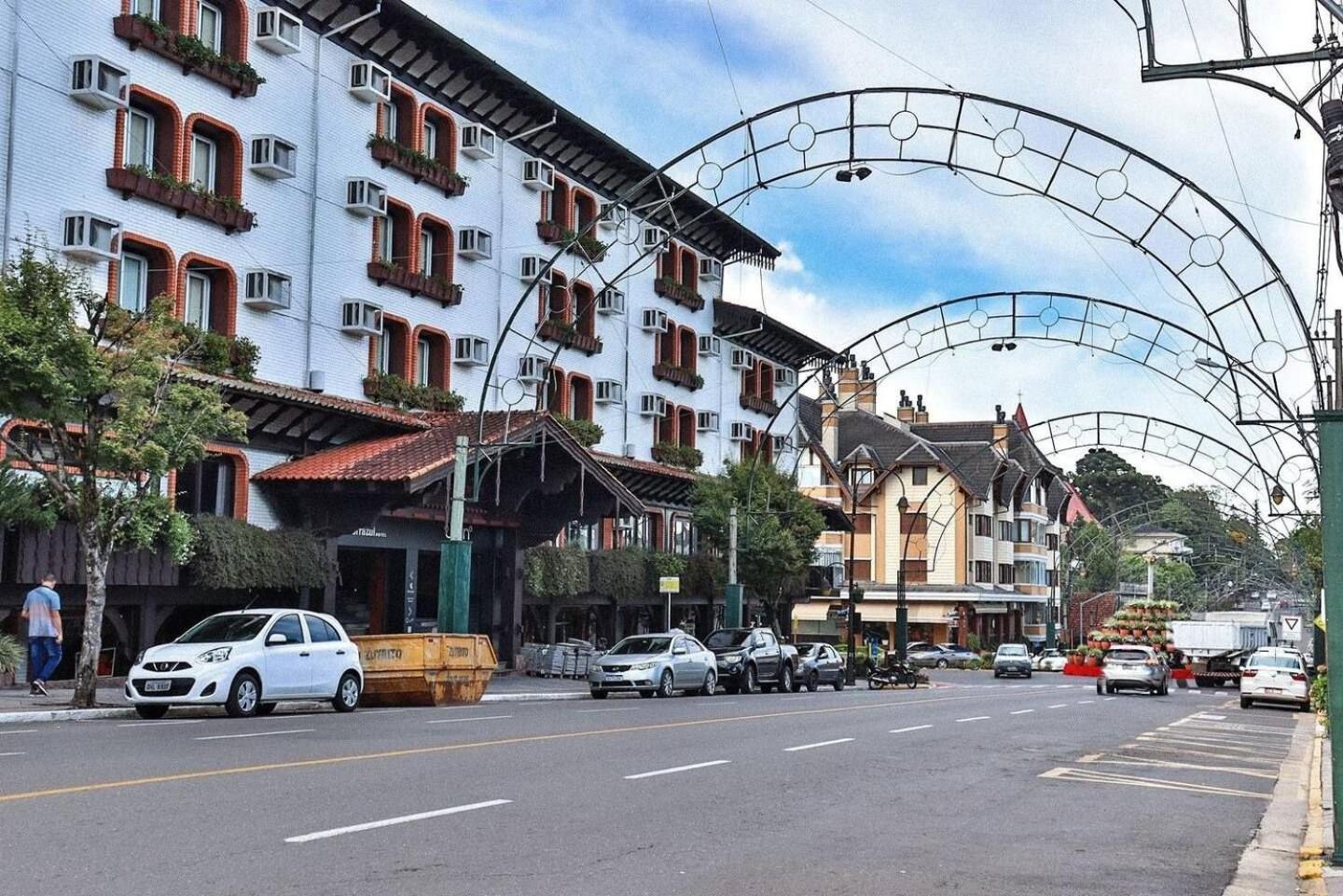 Apartmán Locar-In Gramado - Loft A 50 M Da Rua Coberta. Exteriér fotografie