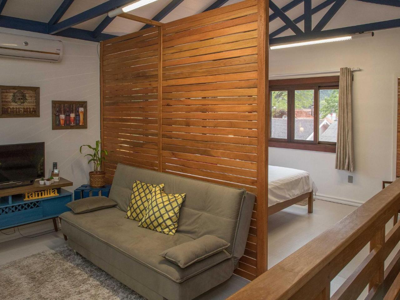 Apartmán Locar-In Gramado - Loft A 50 M Da Rua Coberta. Exteriér fotografie